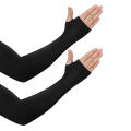 Outdoor Cool Arm Hand Sleeve Sun Protection Hand Fingerless For Slim Hand Gloves 2 pcs. 
