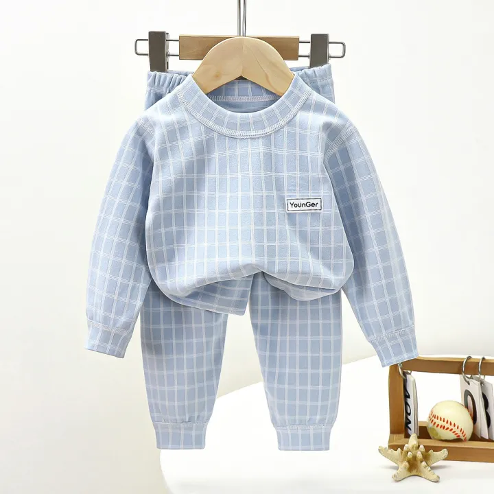 Children's%20boneless%20underwear%20set,%20baby%20autumn%20clothes,%20autumn%20pants,%20boys%20and%20girls,%20home%20middle-aged%20children's%20pajama%20set%20-%20Image%202