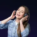 QCY H3 ANC Wireless Headphones Bluetooth 5.3 Hi-Res Audio Over Ear Headset 43dB Hybrid Active Noise Cancellation Earphones 70H. 