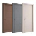 Customized Wooden Veneer Internal WPC Door Bathroom Solid Wooden Flush Room Door Bedroom Modern Interior. 