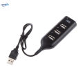 4X 4-port USB hub 2.0 splitter adapter cable. 