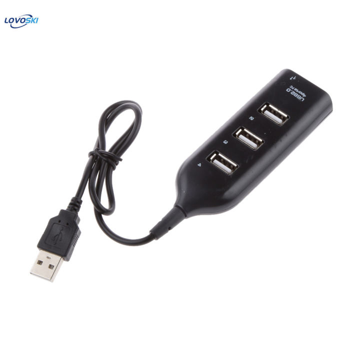 4X 4-port USB hub 2.0 splitter adapter cable