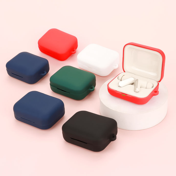 Realme Buds Air 7 Only cover Premium Artificial Carrying cover Shockproof Earbuds Cover Box For Buds Soft Silicone Bluetooth Headphone Cover