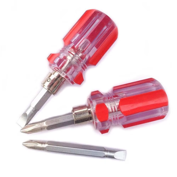 Multitool 2 in 1 Screwdriver Double Hand Slotted Star Flat Split Household Repair Tools