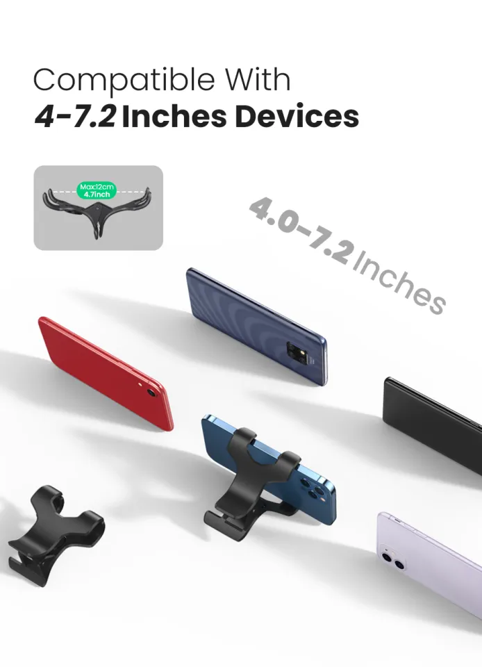 UGREEN Gooseneck Clip Phone Holder for Bed Desk Cell Phone Mount Flexible  Lazy Long Ar-m Cla-mp Headboard Hand Free Overhead for iPhone Pro Max