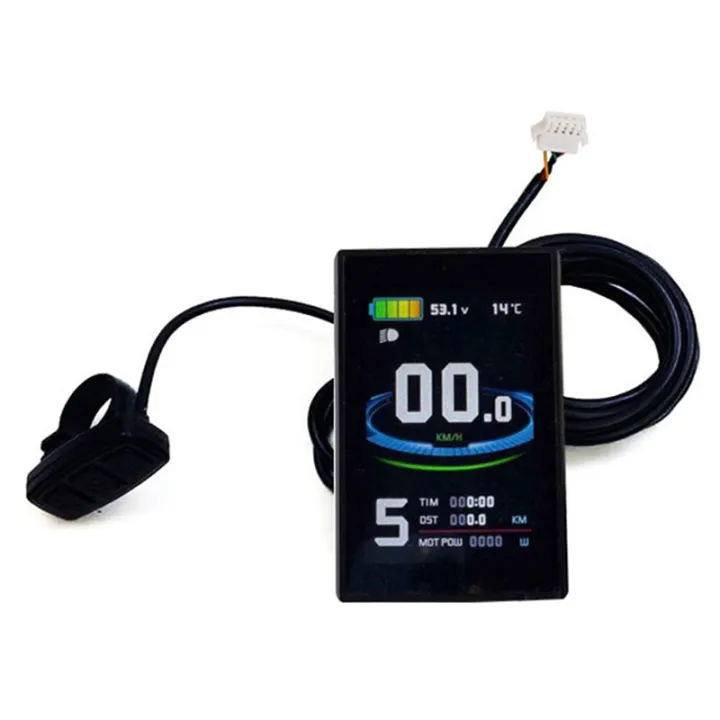 KT E Bike TFT Color Display LCD8S Electric Bicycle Display Conversion Kit Parts Accessories KT LCD8S Display