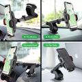 360° Rotating In Car Suction Mobile Phone Holder Stand Windscreen Universal Super Strong Car Mount.