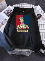 Ryomen Sukuna Jujutsu Kaisen Prints Mens Hooded Hooded Creativity Outerwear School Comfortable Tracksuit Sports Simple Pullovers. 