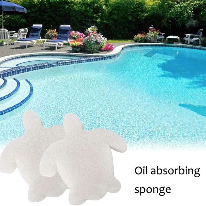 50Pcs%20White%20Floating%20Spa%20Sponge%20Turtle%20Oil%20Absorbing%20Hot%20Tub%20Skimmer%20Scum%20Absorber%20Cleaners%20for%20Swimming%20Pool%20-%20Image%208