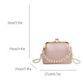 Beaded Bag Pearl Evening Party Clutch Women's Elegant Bag Luxury Brand Satchel Crossbody Sling Purse with Pearl Chain and Chains.