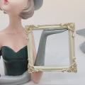 INS Photo Frame Nordic Resin Mini Picture Display Stand Embossment Handmade Photo Backdrop Retro Picture Holder Photography Prop.