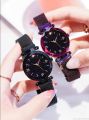 Magnetic Watch For Girls Golden Colure - Watch For Women - Watch For Women. 