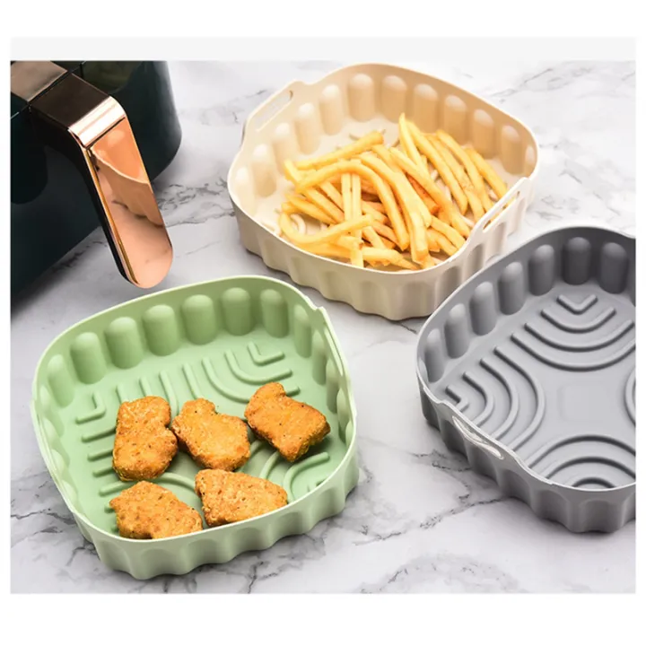 2PCS%20Air%20Fryer%20Silicone%20Baking%20Tray%20Reusable%20Square%20Air%20Fryer%20Pan%20Silicone%20Mold%20Microwave%20Pads%20Baking%20Mat%20Pot%20Tray,%20High%20Guality%20Easy%20to%20Use%20C%20-%20Image%203
