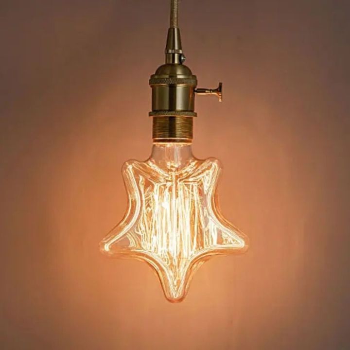 Ambience Light E27 LED Soft Filament Edison Bulb Retro Dimmable Tungsten Incandescent Light Bulb Creative Vintage Ceiling Lamp Birthday