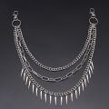 Layered Punk Chain On The Jeans Pants Women Spike Keychains for Men Hip Hop Cool Versatile Men's Waist Chain Ornaments Accessories Eatop.