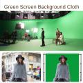 Photography Backdrops Green Screen Chromakey Background Cloth Polyester Cotton Photo Studio with Stand for Live 3X6M. 