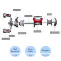 Lixada 12+1 Ball Bearings Baitcasting Reel Fishing Fly High Speed Fishing Reel with Magnetic Brake System - all new-black-right.