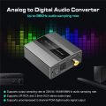 Navceker 96KHz Analog to Digital Audio Converter With RCA 3.5mm Jack Stereo to Optical Toslink SPDIF Coaxial Adapter for TV PS3. 