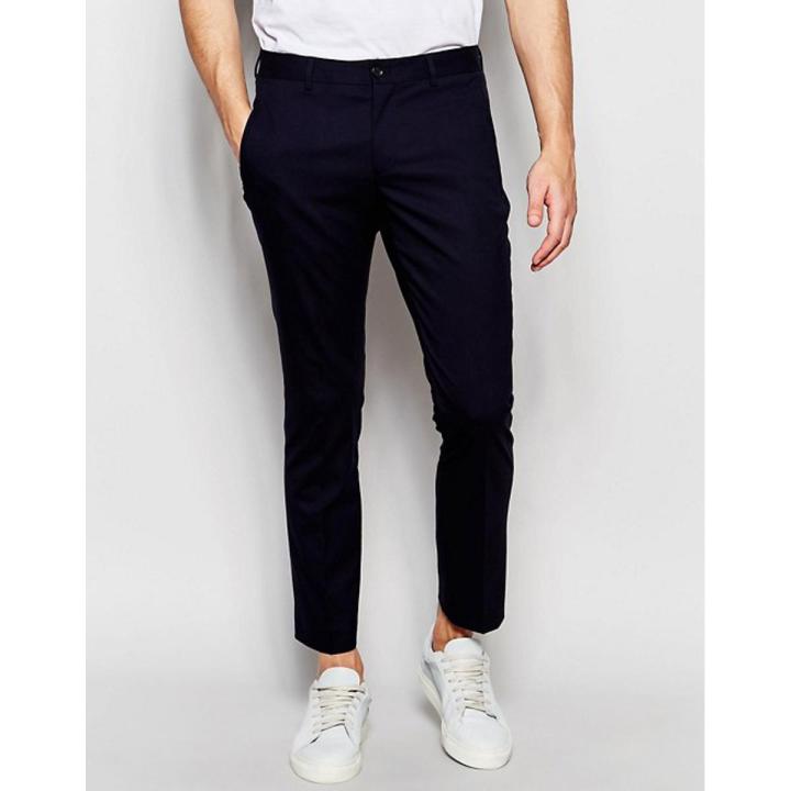 Stylish Regular Slim Gabardine Pants For Men - Pant