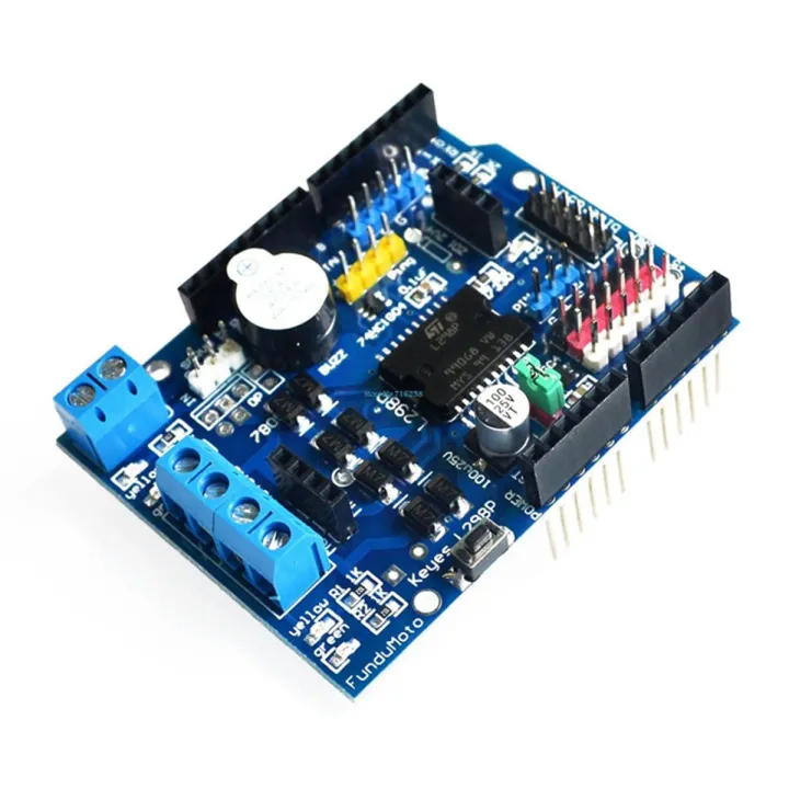 L298P MOTOR SHIELD MOTOR DRIVER EXTENSION DRIVE MODULE FOR ARDUINO UNO ...