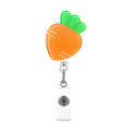 ABS Badge reel clip Unique ID Card Holder Retractable Nurse ID card holder Fruit Cute Fruit cartoon design for Nurse badge holder for hospitals ID card holder for doctors Students' badge reel clip.
