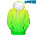 New 2022 3D Hoodies Men/Women Sweatshirts Colourful Gradient Hoodde Mens Solid Color Hooded Boy/Girls Rainbow Coats.