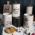 3Pcs Retro Tea Coffee Sugar Kitchen Storage Canisters Jars Pots Containers Tins. 