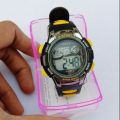 Baby LED Digital Watches Boy Girl Student Multifunctional Quality Waterproof Wristwatch. 