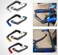 Motorcycle Handlebar Grips Brake Clutch Levers Guard Protection red colour. 