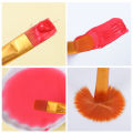10 Pcs Artists Paint Brush Set Acrylic Watercolor Round Pointed Nylon Tip Multifunction Hook Line Short Pointed Pen. 