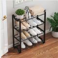 Shoe rack Space-saving Assembly Multi-layer Shoe storage rack Dustproof Removable Shoe cabinet for Home Balcony Students Shoe collection Organization solution. 