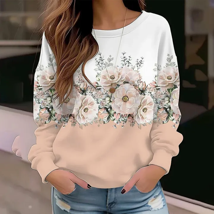 Autumn%20Winter%20pullover%20fashion%20clothes%20New%20design%20printed%20hoodie%20casual%20tee%20women's%20sweatshirts%20vintage%20elegant%20top%20-%20Image%203