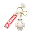 Disney Cartoon Baymax Keychain Anime Big Hero 6 Pendant Car Key Chain Key Ring Keyring Phone Bag Handbag Ornament Jewelry Gifts.
