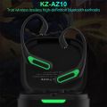 KZ AZ10 Upgrade Wireless Earphones Bluetooth-compatible 5.2 Cable Wireless HIFI Ear Hook Headset Noice Cancelling Headphones. 