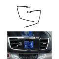 For Honda Accord 2013 2014 2015 2016 2017 Car Cover Trim Decorative 3D Stickers Carbon Fiber Styling Accessories.