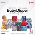 Baby Diaper - Washable and Waterproof _ Export Quality ( Color as per stock). 