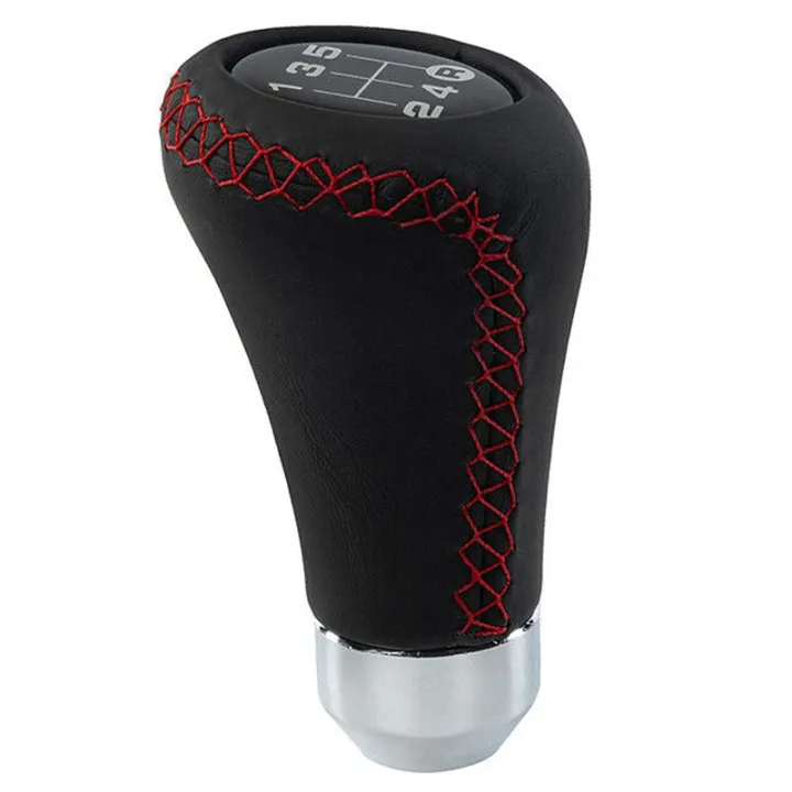 5%20Speed%20Leather%20Stick%20Shift%20Knob%20Fit%20for%20Most%20Manual%20Vehicle,%20Black%20-%20Image%202