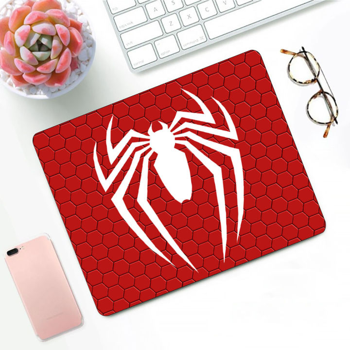 Marvel%20Spiderman%20Design%20Pattern%20Game%20mousepad%20Small%20Pads%20Rubber%20Mouse%20Mat%20MousePad%20Desk%20Gaming%20Mousepad%20Cup%20Mat%20-%20Image%203