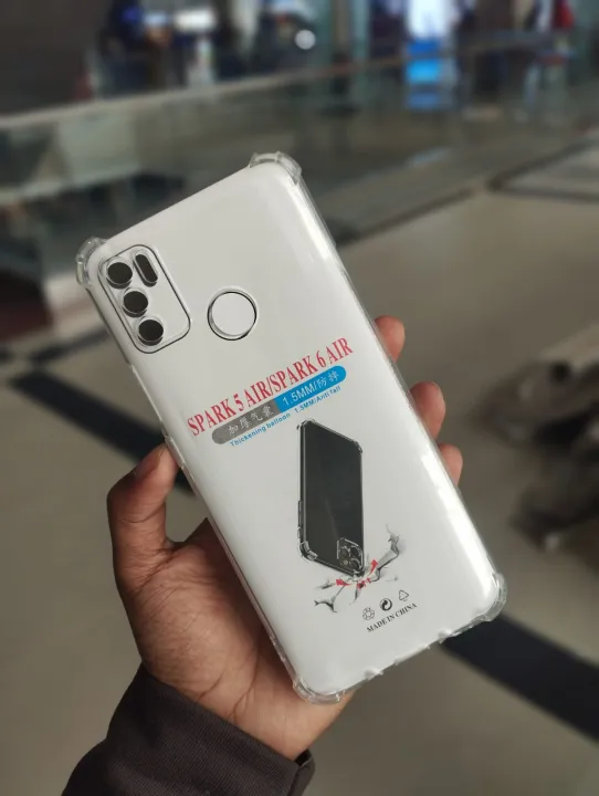 For%20Tecno%20Spark%206%20Air/Tecno%20Spark%205%20Air%20Back%20Cover%20Crystal%20Clear%20Bumper%20Transparent%20Case%20Back%20Cover%20-%20Image%205