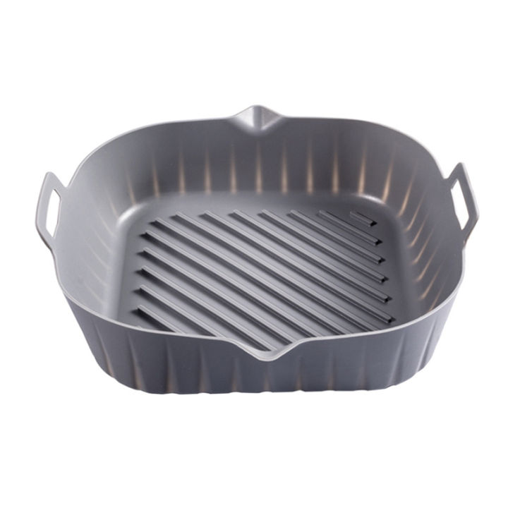 YKS 1PCS Air Fryer Silicone Pot Air Fryer Basket Liner Non-Stick Oven Baking Tray
