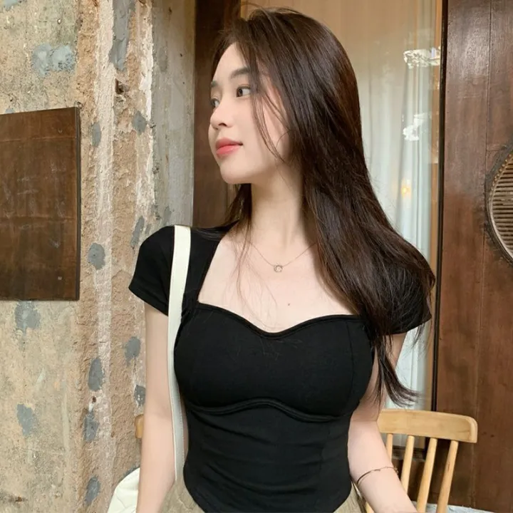 Summer%20Hottie%20Hollow%20Backless%20T-shirt%20Women%20Square%20Collar%20Short%20Sleeves%20%20Crop%20Top%20-%20Image%205