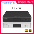 TOPPING D50 III Digital Audio Decoder HIFI DAC Dual ES9039Q2M Chip LDAC Bluetooth 5.1 DSD512 PCM768kHz BT Remote Control D50III. 