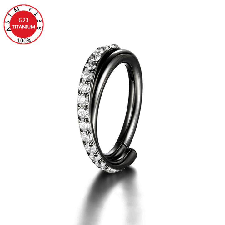 Nose%20Ring%20Piercings%20G23%20Titanium%20Daith%20Earring%2016G%20Hoop%20Septum%20CZ%20Clicker%20Hinged%20Segment%20Ear%20Cartilage%206/8/10/12mm%20-%20Image%204