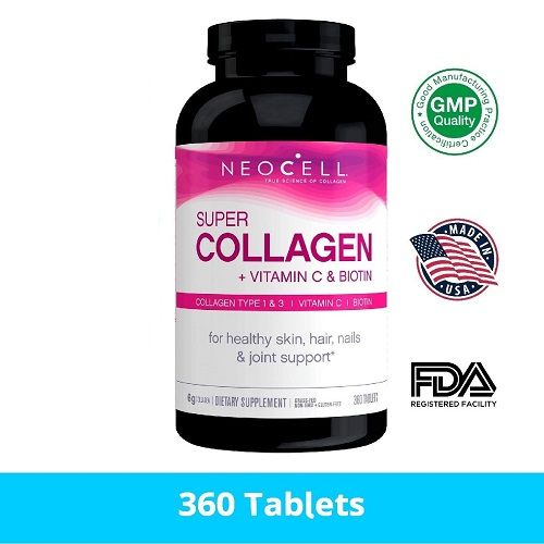 Neocell Super Collagen Super Collagen + C Supplement 360 Tablet