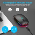 Rechargeable Wireless Rgb Waterproof Optical Mouse For Pc And Laptop Gamer Dual Model 2.4Ghz Mouse - Versatile And Waterproof Wireless Gaming Mouse.
