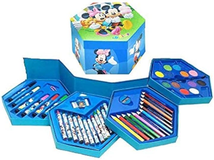 Kids Art Set ,Colors Box Color Pencil ,Crayons , Water Color, Sketch Pens Set of 46 Pieces for Boys and Girls Best Birthday Gift