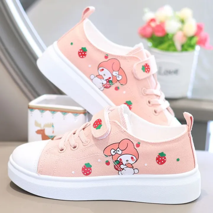 Sanrio%20Kuromi%20casual%20shoes%20girl%20canvas%20shoes%20my%20melody%20spring%20autumn%20sports%20shoes%20children's%20soft-soled%20sneakers%20skate%20shoes%20-%20Image%204