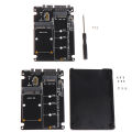 NGFF To SATA 3 External HDD Enclosure MSATA SSD Adapter M.2 SATA Protocol Adapter Board Creek. 