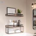 Bathroom Floating Shelves Storage Paper Holder for Bedroom Office Farmhouse.