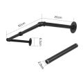 Bedroom Garment Home Rail Detachable Multipurpose Wall Mounted Industrial Pipe Clothes Rack Space Saving Hanging Shelf. 